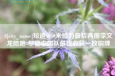 江苏短道5000米接力最后两圈李文龙陪跑-尽管中国队最终收获一枚铜牌