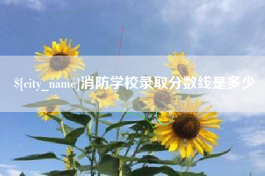 江苏消防学校录取分数线是多少