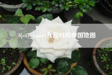 江苏九宫对应中国地图