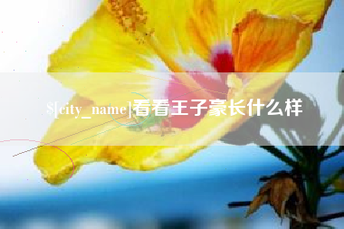 江苏看看王子豪长什么样