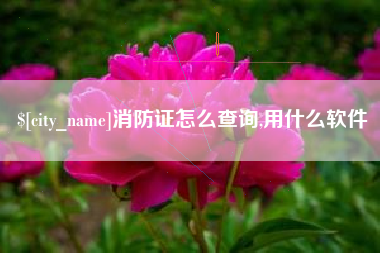 江苏消防证怎么查询,用什么软件