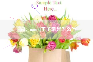 江苏王子豪是怎么写