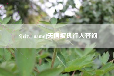 江苏失信被执行人杳询