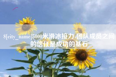 江苏5000米滑冰接力-团队成员之间的信任是成功的基石