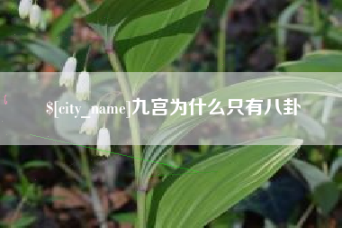 江苏九宫为什么只有八卦
