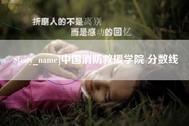 江苏中国消防救援学院 分数线