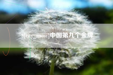 江苏中国第九个金牌