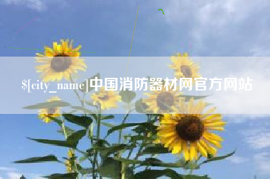 江苏中国消防器材网官方网站