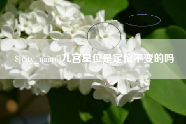 江苏九宫星位是定位不变的吗