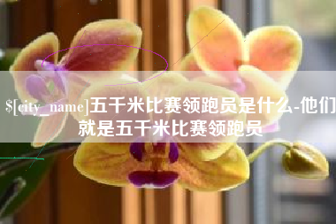 江苏五千米比赛领跑员是什么-他们就是五千米比赛领跑员