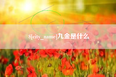江苏九金是什么