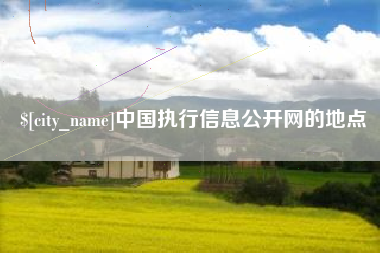 江苏中国执行信息公开网的地点