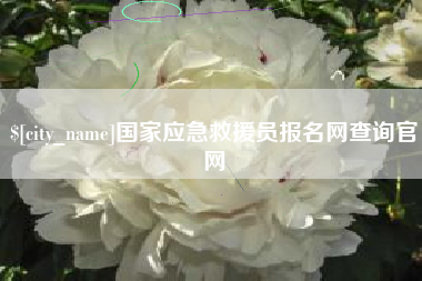 江苏国家应急救援员报名网查询官网
