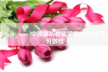 江苏中国消防救援学院2021年招生分数线