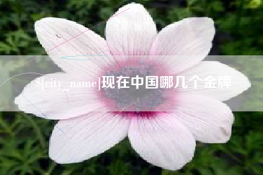 江苏现在中国哪几个金牌