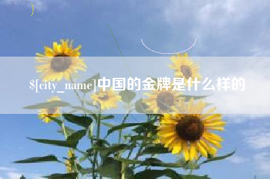 江苏中国的金牌是什么样的